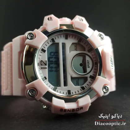 ساعت مچی دخترانه دیجیتالی برند جی شاک مدل G1267 بند رابر