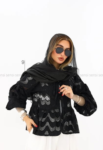 مانتو عروسکی گیپور کد1006095