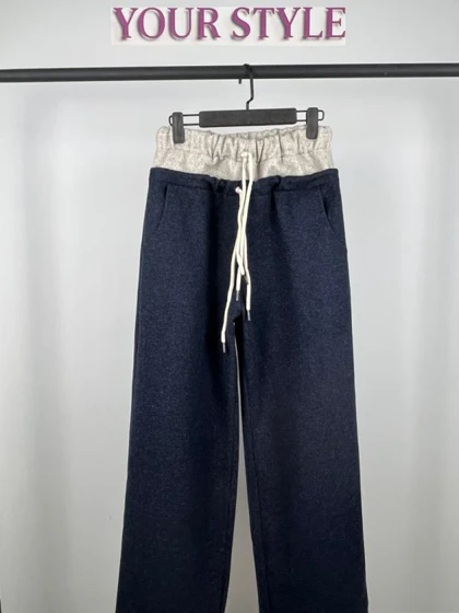 شلوار فوتر دوکمر 7701