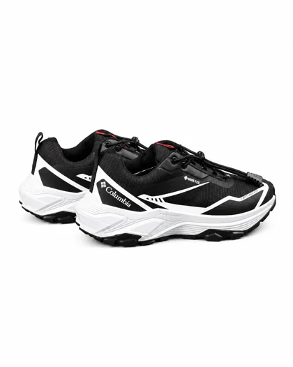 کفش کتانی رانینگ مردانه کلمبیا گورتکس مشکی سفید Columbia Goretex