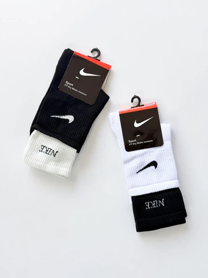 جوراب ساق‌دار نخ پنبه دو کش نایکی Nike