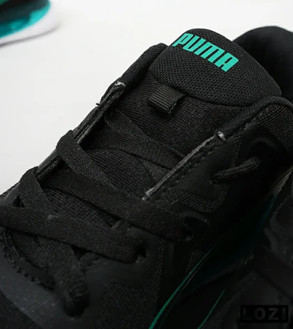 کفش کتانی ورزشی مشکی سبز مردانه PUMA