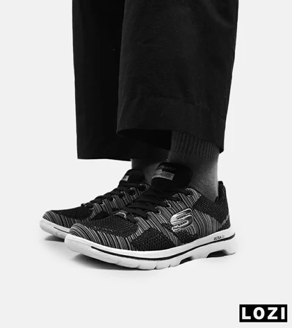 کفش کتانی طبی ورزشی مشکی خاکستری SKECHERS ULTRA GO
