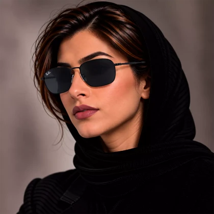عینک آفتابی ری بن فریم فلزی اورجینال کد RB3754