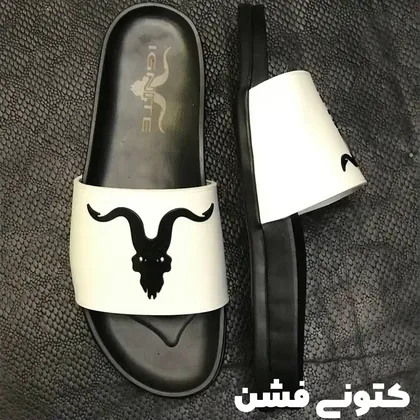 دمپایی دن بیلزریان سفید مشکی