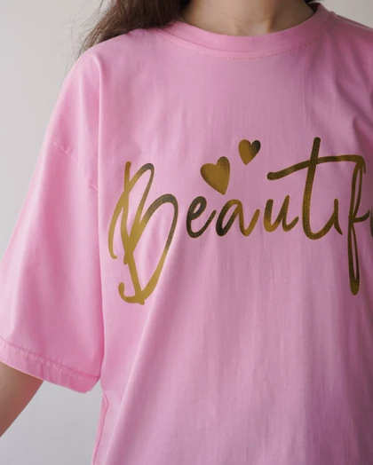 تیشرت چاپی Beautiful | هیبا
