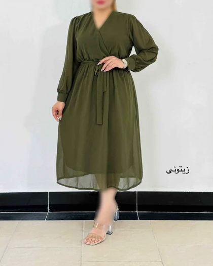 پیراهن حریر میدی کاترین کد محصول 094