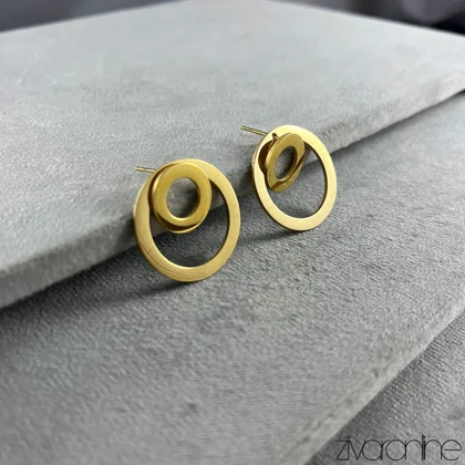 گوشواره زنانه حلقه‌ای ژورنالی 20361