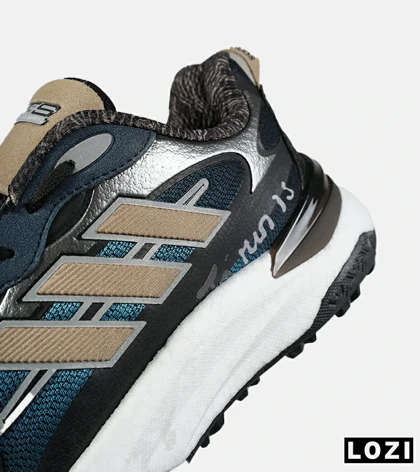 کفش کتانی مردانه و زنانه مشکی سرمه ای Adidas More Than Speed مدل 7553