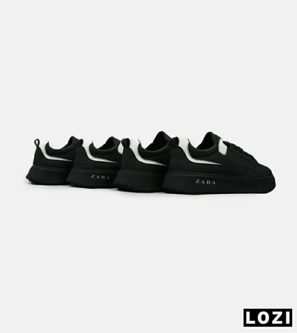 کفش کتانی کژوال کلاسیک مشکی Zara