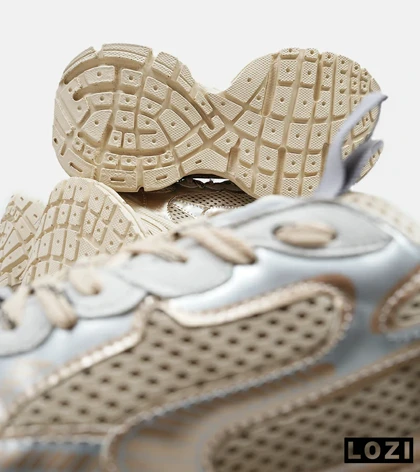 کفش کتانی مردانه و زنانه طلایی Balenciaga 3XL مدل 5134