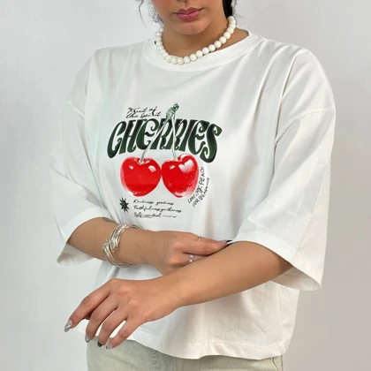 تیشرت زنانه کراپی summer