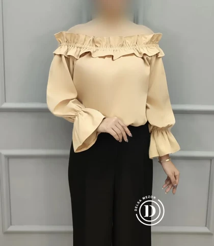 شومیز نیلای 3011