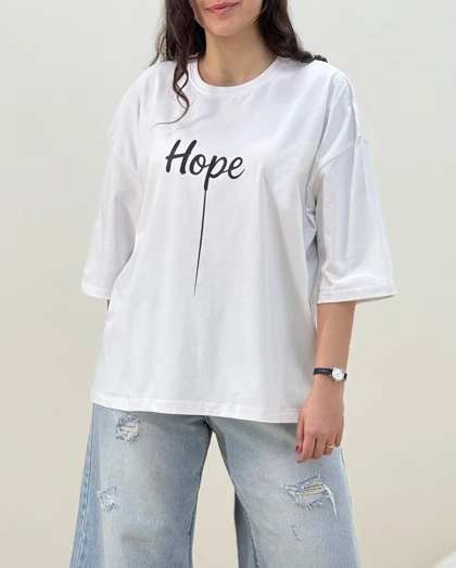 تیشرت باکسی نخ پنبه روشا