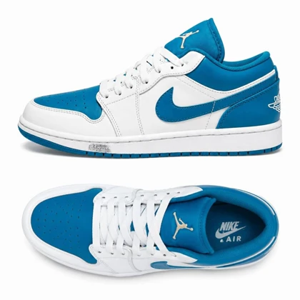 کفش اسپرت زنانه سفید آبی مدل Air Jordan