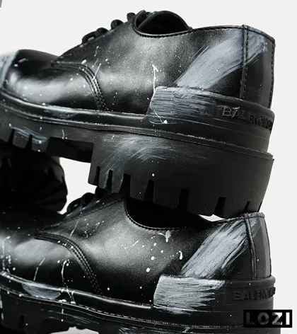 کفش مردانه لوفر مشکی BALENCIAGA مدل 6810