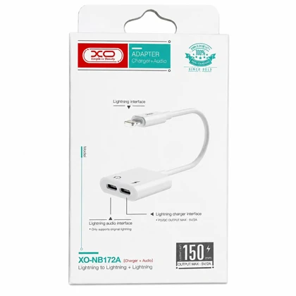 تبدیل آیفونی لایتنینگ به لایتنینگ ایکس او XO مدل NB172A