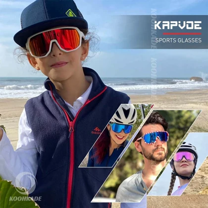 عینک KAPVOE k63 20 لنز صورتی فریم شفاف بنفش
