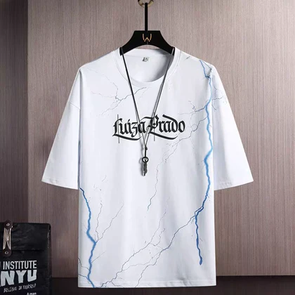 تیشرت طرح رعد جنس پنبه