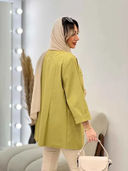 مانتو چهار جیب مغزی دوزی
