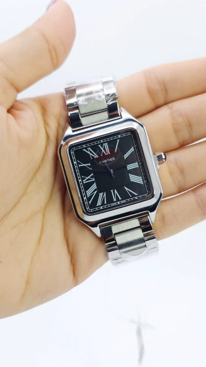 ساعت مچی مردانه کارتیر Cartier تمام استیل با ماندگاری رنگ بالا