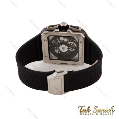 ساعت هابلوت مردانه مزبعی سیلور مشکی پشت شیشه ای Hublot-5571-G
