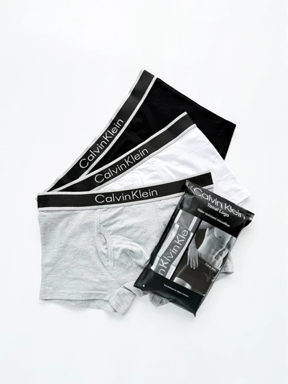 شورت پادار مردانه نخ پنبه کلوین کلاین Calvin Klein بسته 3 عددی