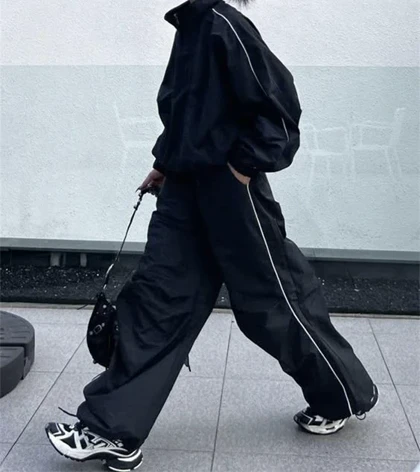 ست سویشرت و شلوار نواردار اسپرت