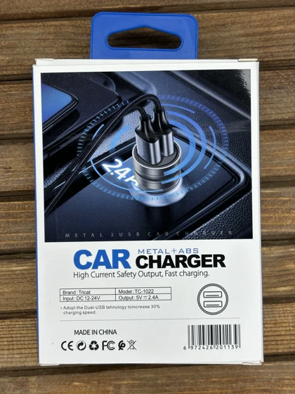 شارژر فندکی توربو شارژ تریکتtc-1022