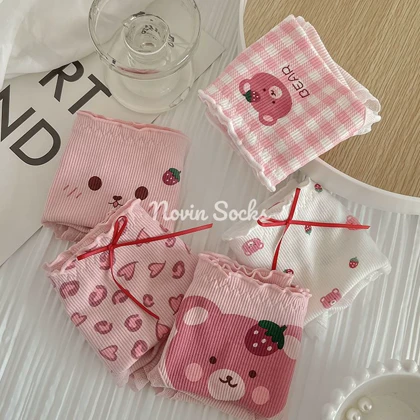 شورت طرح Pink Bear (مناسب سایز 38-42)