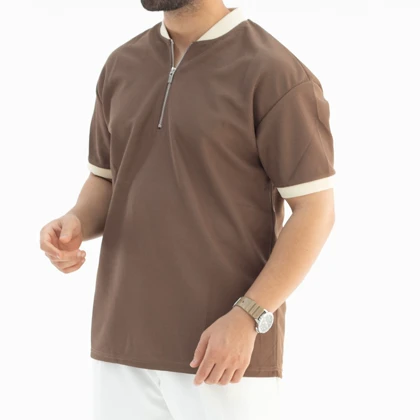 تیشرت نیم زیپ 8130