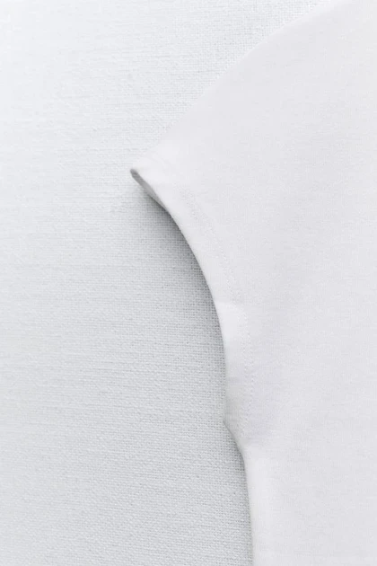 کراپ تاپ نخی Zara Cap Sleeve335