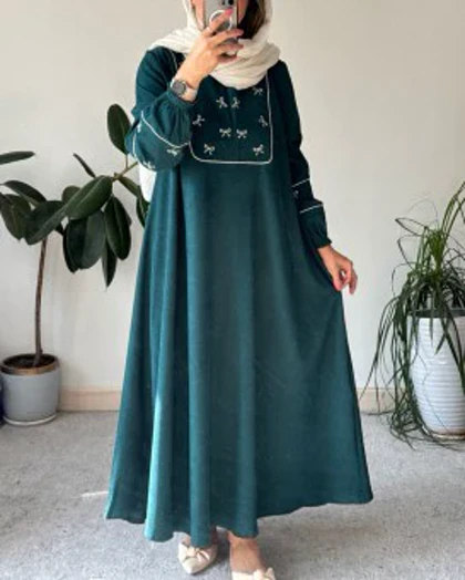 مانتو عبایی پاپیون 3