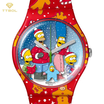 ساعت مچی سواچ SWATCH WONDROUS WINTER WONDERLAND SUOZ361