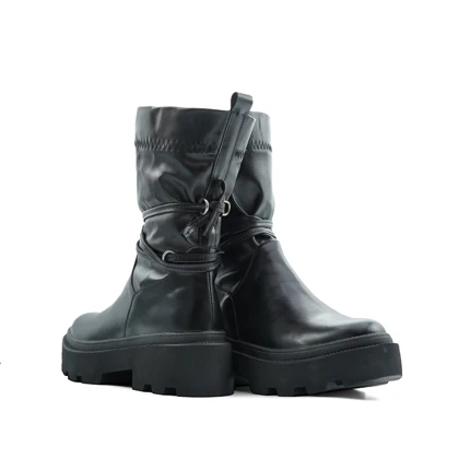 کفش نیم بوت زنانه استرج بندی مدل 0117_Boots