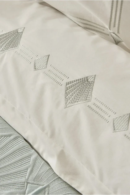 ست روتختی دو نفره Karaca Home مدل Diamond پنبه و پلی‌استر - آبی