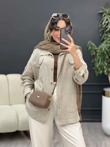 مانتو چهار جیب مهلا