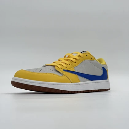 کفش نایک ایر جردن وان لو اوجی تراویس اسکات JORDAN 1 LOW OG TRAVIS SCOTT CANARY کد 229
