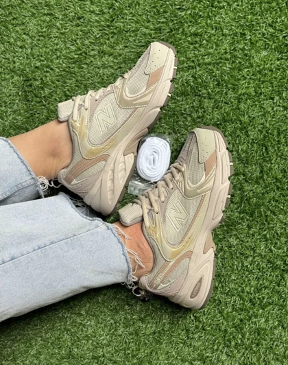 کتانی ویتنامی نیوبالانس 530 بژ New balance 530 beige