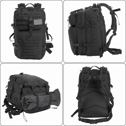 کوله پشتی تاکتیکال 45 لیتری مدل Military بج دار