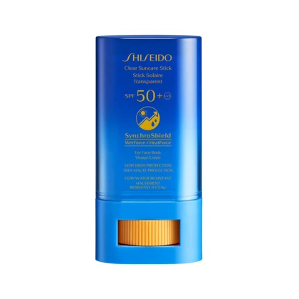 استیک ضد آفتاب محافظ شیسیدو Shiseido مدل SynchroShield SPF 50+ حجم 20 گرم مناسب پوست حساس