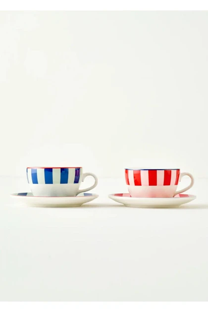 فنجان چای دو نفره Bella Maison مدل Line