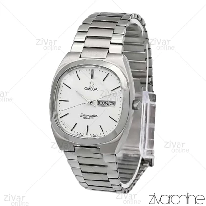 ساعت امگا سیمستر مردانه نقره ای صفحه سفید 106193