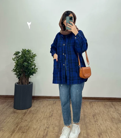 کت پشمی آلبالو