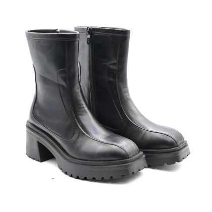 کفش نیم بوت زنانه پاشنه‌دار مدل 0526 _ Boots