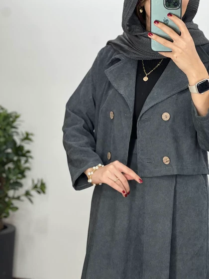 ست کت و دامن ارغوان