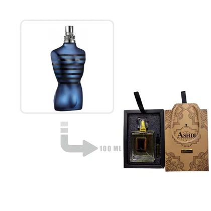 عطر ادکلن ژان پل گوتیه اولترا میل مردانه 100 میل اشدی Jean Paul Gaultier Ultra Male for Men Ashdi 100ml