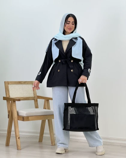بارانی ترکیبی مهسان(3)کد:4363