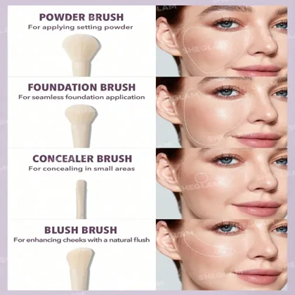 ست براش حرفه‌ای شیگلمSHEGLAM