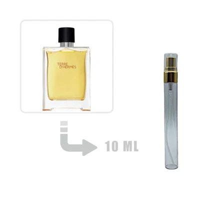 دکانت عطر ادکلن هرمس تق هرمس مردانه 10 میل اصلی Hermes Terre d’Hermes for Men 10ml